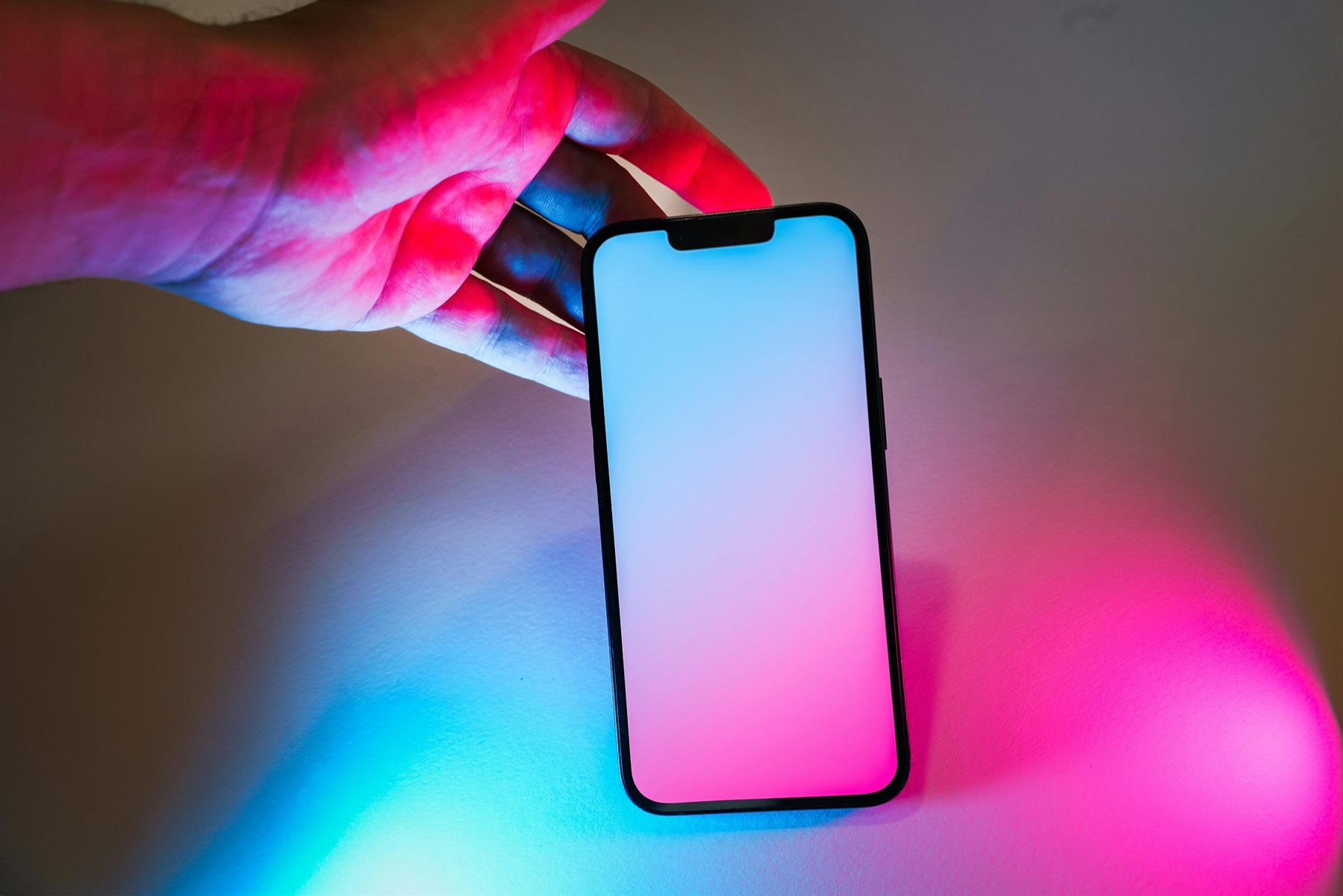 Futuristic mobile application technology visual