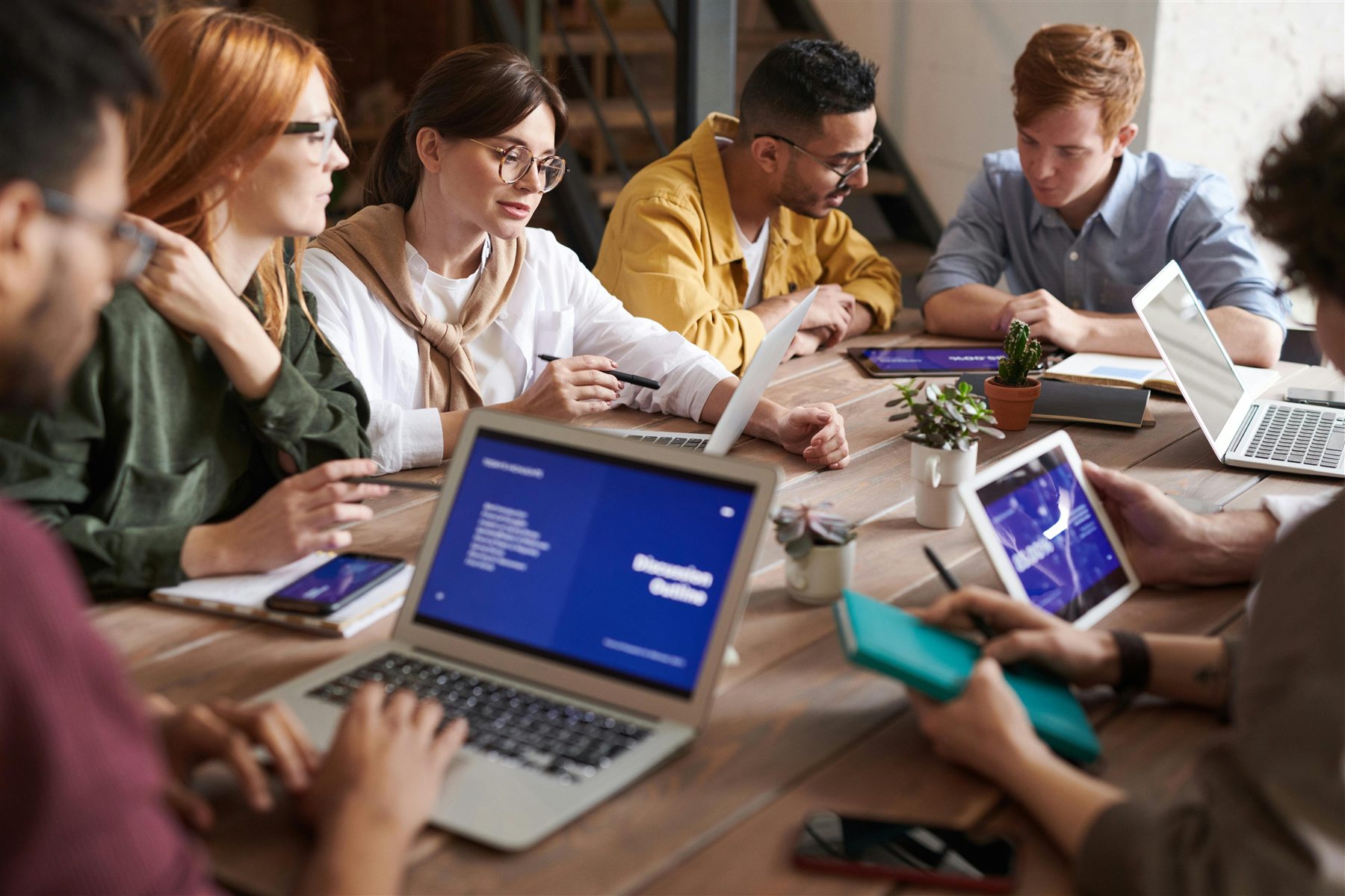 Modern technology team collaboration